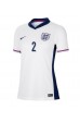 Engeland Kyle Walker #2 Voetbaltruitje Thuis tenue Dames EK 2024 Korte Mouw